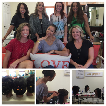 Bride’s Side Beauty trains with a Hair Styling Guru and Social Media Icon!